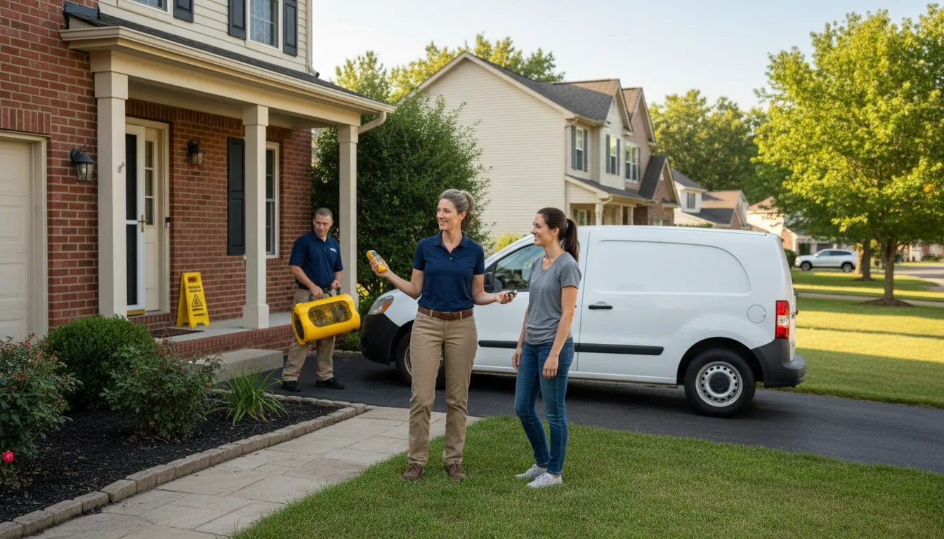 Residential water damage restoration in Buchanan, GA